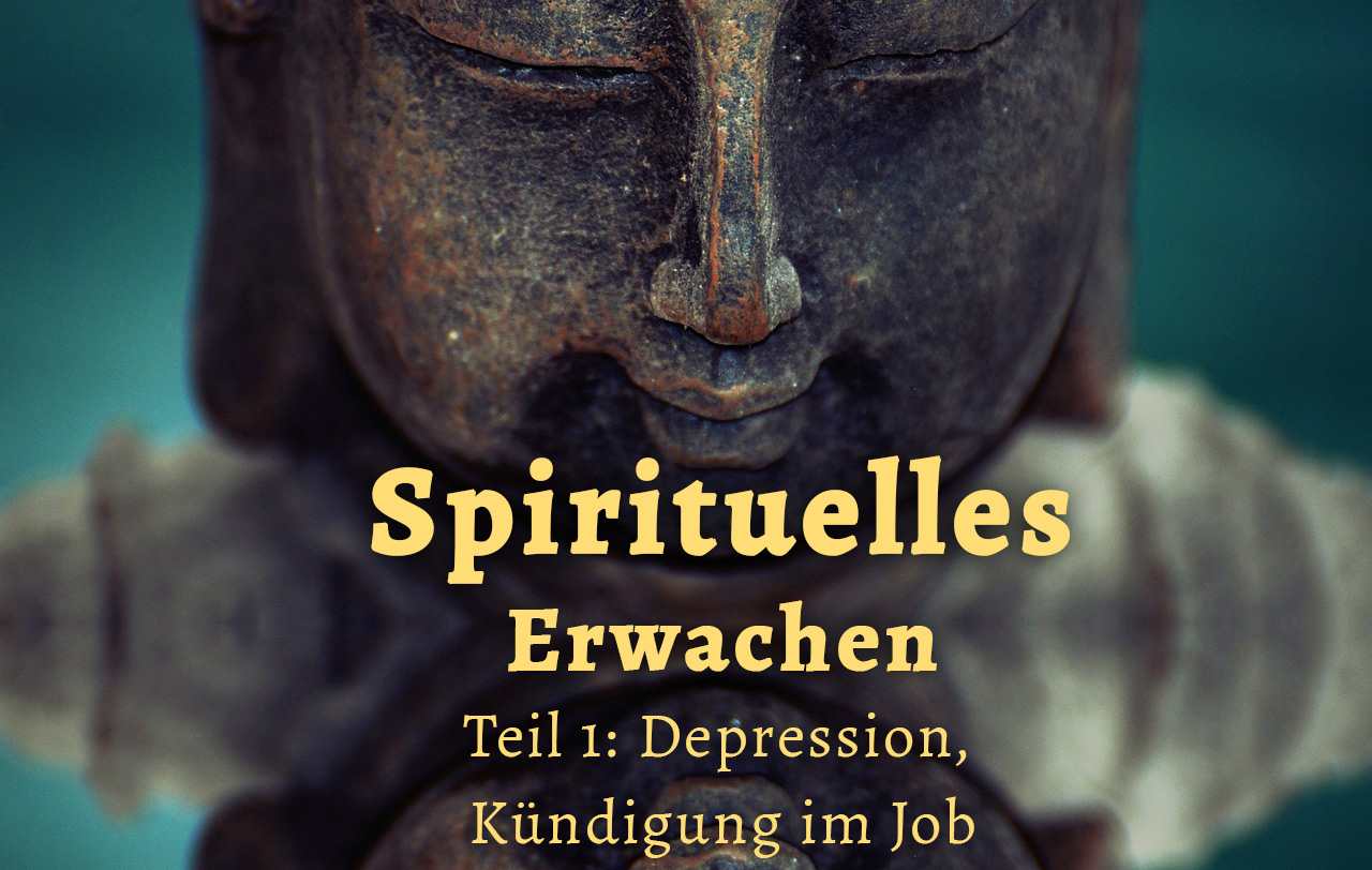 Spirtuelles Erwachen Bild von einem meditierenden Buddha